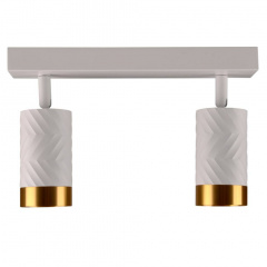 Спот Polux Arras 5.5x26x16 см Біло-золотистий (Pol323606) Краматорськ
