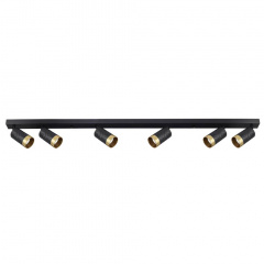 Спот Polux Arras 5.5x119.5x16.5 см Чорно-золотистий (Pol323576) Ізмаїл