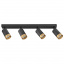Спот Polux Arras 5.5x59.5x16.5 см Чорно-золотистий (Pol323569) Київ