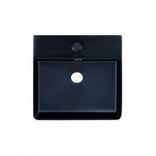 Раковина Qtap Nando LT 500х420х130 Matt black QT12116146AMB