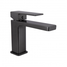 Змішувач для раковини Qtap Gemini Gunmetal Black (QTGEM270GMB45676)