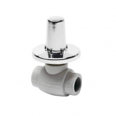Кран кульовий під штукатурку Ekoplastik LUX 25 (SVEKPLK025)