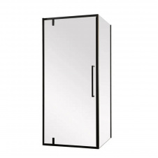 Душова кабіна без піддону Mixxus Premium Bevel SC01-90x90x195-TR Black (MI6864)