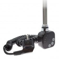 ТЕН для рушникосушки Schlosser 1.0, 600 W, чорний (з кабелем) (603000107)
