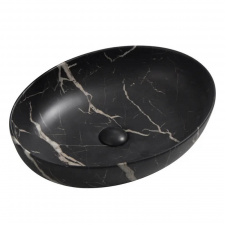 Раковина накладна Mixxus Premium Ellipse-0102 Marble 515x400x130 мм (MP6552)