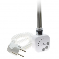ТЕН для рушникосушки Schlosser 1.0, 300 W, білий (з кабелем) (603000101)