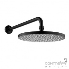 Верхний душ с кронштейном Imprese Smart Click ZMK101901217 матовый черный