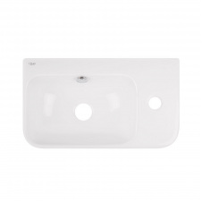 Раковина підвісна Qtap Tern 450х250х158 крило справа білий (QT1711H02LW)