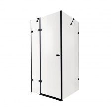 Душова кабіна Qtap Capricorn 120x80 скло Clear 6 мм, покриття CalcLess без піддону (CAPBLA10128RC6)