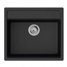Мийка для кухні Hansgrohe S52 S520-F510 570х510 без сушилки чорний графіт (43359170)