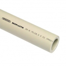 Поліпропіленова труба без армування Ekoplastik S3,2 PN16 20 мм (STR020P16X)