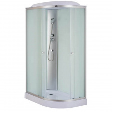 Душовий бокс Mixxus WAVE SB02-120x80x215-L-FB Satin з низьким піддоном (MI6892)