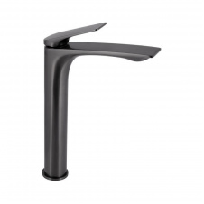 Змішувач для раковини Qtap Vlasta New високий Gunmetal Black (QTVLA269GMB45653)