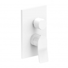 Фото - Змішувач для ванни/душу Paffoni Tilt на 3 споживача білий матовий (TI019BO/M) Змішувач для ванни/душу Paffoni Tilt на 3 споживача білий матовий (TI019BO/M)