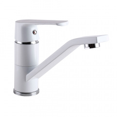 Змішувач для умивальника Globus Lux Laguna GLA-0203MQ-7-White Володимир-Волинський