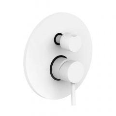 Змішувач для душу Paffoni Light білий (LIG019BO) Цумань