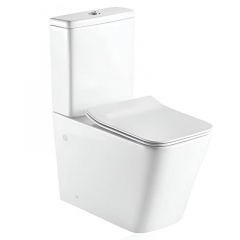 Унітаз-компакт підлоговий Koller Pool Kvadro з сидінням Soft-close без бачка (KR-0675-RC-C) Ковель