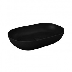 Раковина накладна RAK Ceramics Feeling 550x350 чорний матовий Чорноморськ