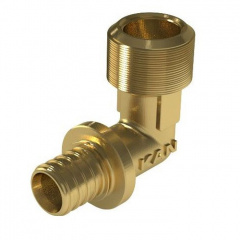 Відвід 90° латунний з РЗ KAN-therm UltraLine - 20 Rp3/4" Шепетівка