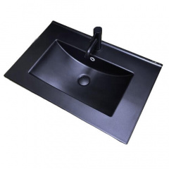 Раковина врізна VBI Ferrara 70 Black matt (VBI-018043) Чугуїв