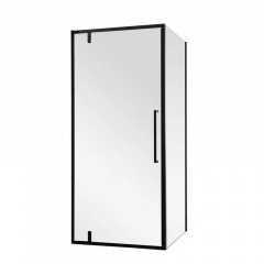 Душова кабіна без піддону Mixxus Premium Bevel SC01-90x90x195-TR Black (MI6864) Дніпрорудне