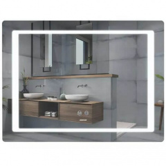 Дзеркало Mixxus Style MR13-70x50-Reverse LED Touch, Anti-fog, димер, рег. яскравості (MI6665) Бородянка