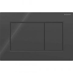Клавіша змиву Geberit Sigma 01 Square 115.660.DW.1 чорний Іршава