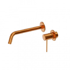 Змішувач для умивальника Lavita Orion прихованого монтажу, brushed copper (5900378357353) Броды