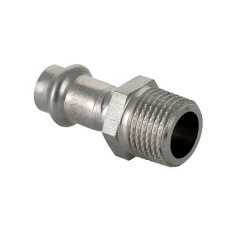 З'єднувач Valtec нерж. сталь з нар. різьбленням 22x3/4" (VTi.901.I.002205) Краматорськ