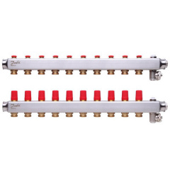 Колектор Danfoss SSM на 11 контурів без ротаметрів (088U0811) Фастов