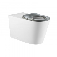 Унітаз підлоговий Qtap Freedom безбачковий з сидінням Soft-close білий (QT22223368W) Кривий Ріг
