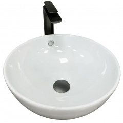 Раковина накладна VBI Brunico білий VBI-015200 Бородянка