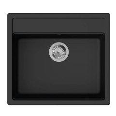 Мийка для кухні Hansgrohe S52 S520-F510 570х510 без сушилки чорний графіт (43359170) Коростень