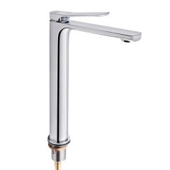 Змішувач для раковини Qtap Slavonice високий Chrome (QTSLV10H42103C) Свеса
