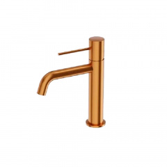 Змішувач для умивальника Lavita Orion, brushed copper (5900378357377) Свесса