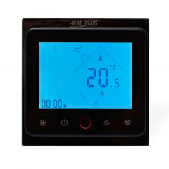 Терморегулятор Heat Plus BHT-002B сенсорний 16А чорний (BHT002B) Обухов