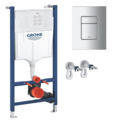 Інсталяція для унітазу 3 в 1 Grohe Rapid SL (38840000+3855800M+38732000) Вараш
