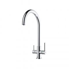 Змішувач для кухні Franke Lina Clear Water з підключенням до фільтра води, хром (120.0703.742) Тячів