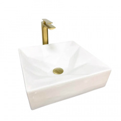 Умивальник (раковина) VBI Troia White Glossy накладний VBI-016400 Веселе