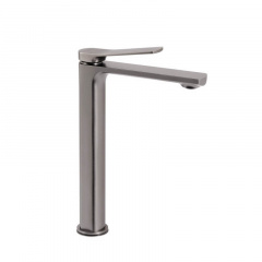Змішувач для раковини Qtap Slavonice високий Gunmetal Black (QTSLA269GMB45925) Киев