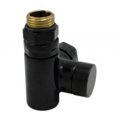 Клапан зворотнього потоку Schlosser Combi Plus осьовий лівий GZ 1/2x15 чорний (605000046.RAL90051) Вишневое