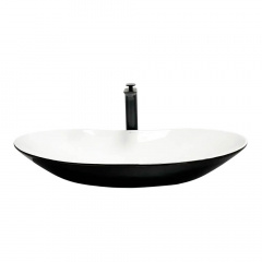 Умивальник (раковина) VBI Turin Black White накладний VBI-011513 Вышгород