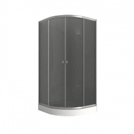 Душова кабіна Mixxus Plain SCT02-90x90x195-GR Satin (MI6898)