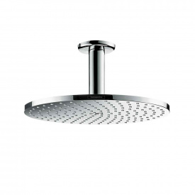 Верхній душ Hansgrohe Raindance S 240 1jet PowderRain зі стельовим конектором хром (27620000)