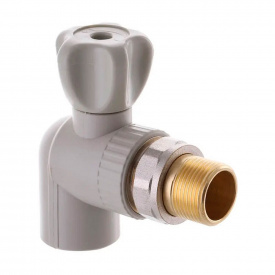 Кран кульовий радіаторний кутовий Ekoplastik 20 (SVER020KXX)