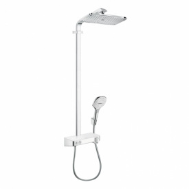 Душова система Hansgrohe Raindance Select E Showerpipe 360 1jet з комплектом для душа Select 300 білий/хром (27288400)