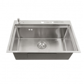 Мийка кухонна накладна (кухонна станція) Nett NS-7048 сталь (040320)