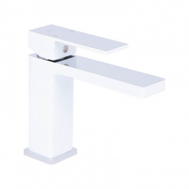 Змішувач для раковини Qtap Gemini Chrome/White (QTGEM270CRW45675)