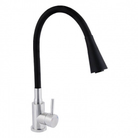 Змішувач для кухні Lidz Aria 015F31 Black/Nickel (LDARI015F31BNK31872)