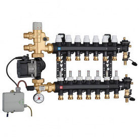 Колектор для теплої підлоги Caleffi UPS 25-60 3/4x3/4 7 контурів